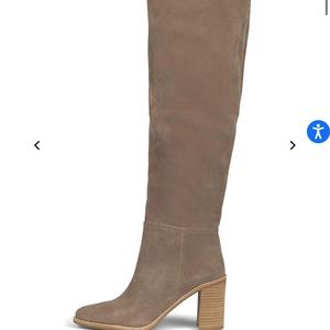 Jeffery Campbell Suede Over-the-Knee Boots
